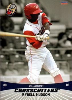 2010 Choice Williamsport Crosscutters #27 Kyrell Hudson Front