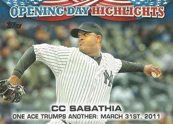2013 Topps Opening Day - Highlights #ODH-6 CC Sabathia Front