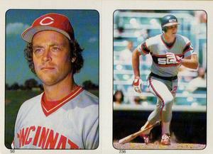 1985 Topps Stickers #50 / 236 Ted Power / Greg Walker Front