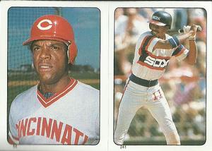 1985 Topps Stickers #55 / 241 Cesar Cedeno / Rudy Law Front