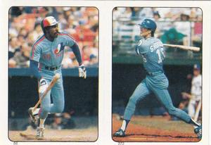 1985 Topps Stickers #86 / 272 Andre Dawson / Pat Sheridan Front