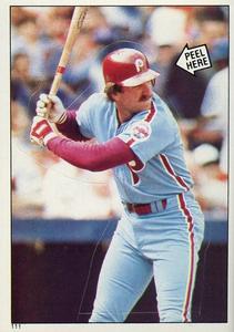 1985 Topps Stickers #111 Mike Schmidt Front