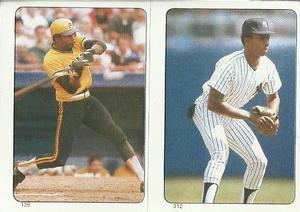 1985 Topps Stickers #126 / 312 Lee Lacy / Willie Randolph Front