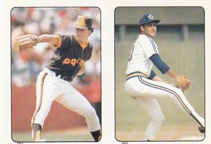 1985 Topps Stickers #154 / 340 Dave Dravecky / Matt Young Front