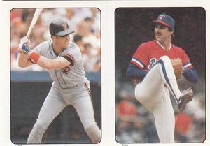 1985 Topps Stickers #168 / 354 Joel Youngblood / Mike Mason Front