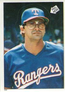 1985 Topps Stickers #346 Larry Parrish Front