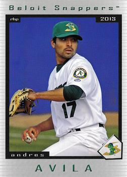 2013 Grandstand Beloit Snappers #NNO Andres Avila Front