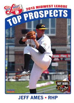 2013 Choice Midwest League Top Prospects #03 Jeff Ames Front