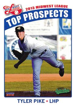 2013 Choice Midwest League Top Prospects #09 Tyler Pike Front