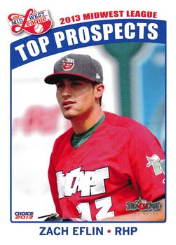 2013 Choice Midwest League Top Prospects #13 Zach Eflin Front
