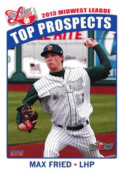 2013 Choice Midwest League Top Prospects #14 Max Fried Front