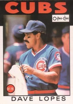 1986 O-Pee-Chee #125 Dave Lopes Front