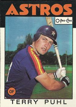 1986 O-Pee-Chee #161 Terry Puhl Front