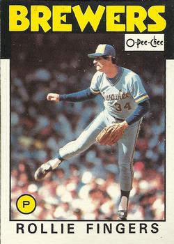1986 O-Pee-Chee #185 Rollie Fingers Front