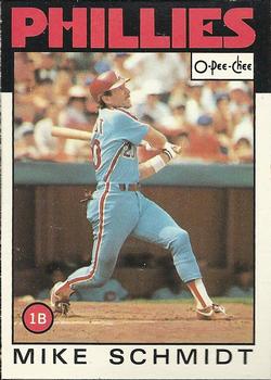 1986 O-Pee-Chee #200 Mike Schmidt Front