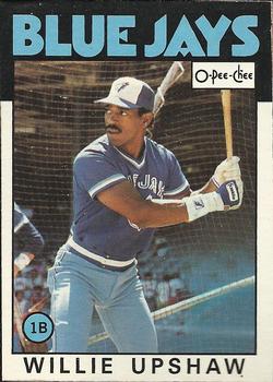 1986 O-Pee-Chee #223 Willie Upshaw Front