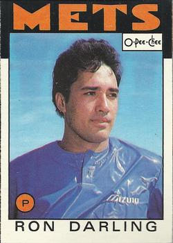 1986 O-Pee-Chee #225 Ron Darling Front