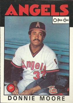 1986 O-Pee-Chee #345 Donnie Moore Front