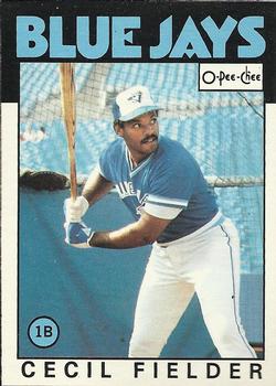 1986 O-Pee-Chee #386 Cecil Fielder Front