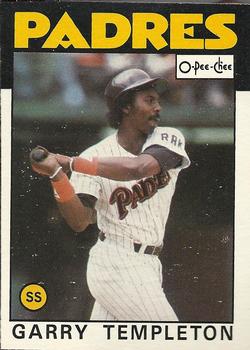 1986 O-Pee-Chee #90 Garry Templeton Front