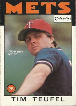 1986 O-Pee-Chee #91 Tim Teufel Front