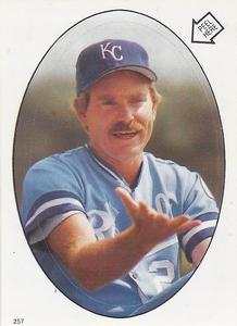 1986 O-Pee-Chee Stickers #257 Dan Quisenberry Front