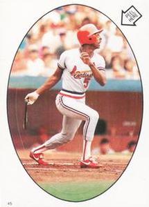 1986 O-Pee-Chee Stickers #45 Willie McGee Front