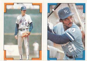 1986 O-Pee-Chee Stickers #103 / 264 Roger McDowell / Lonnie Smith Front