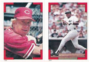 1986 O-Pee-Chee Stickers #139 / 300 Buddy Bell / Don Baylor Front