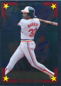 1986 Topps Stickers #158 Eddie Murray Front