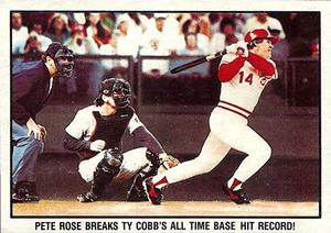 1986 Topps Stickers #NNO Pete Rose Front