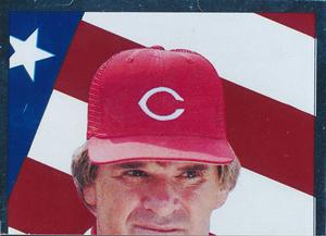 1986 Topps Stickers #1 Pete Rose Front