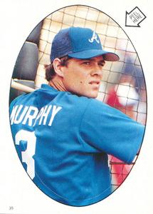 1986 Topps Stickers #35 Dale Murphy Front