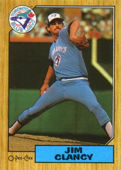 1987 O-Pee-Chee #122 Jim Clancy Front