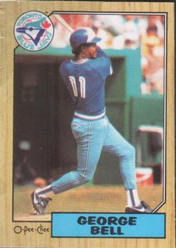 1987 O-Pee-Chee #12 George Bell Front