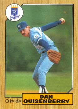 1987 O-Pee-Chee #15 Dan Quisenberry Front