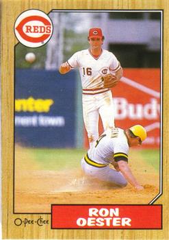 1987 O-Pee-Chee #172 Ron Oester Front