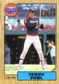 1987 O-Pee-Chee #227 Terry Puhl Front