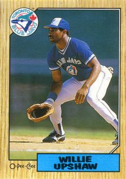 1987 O-Pee-Chee #245 Willie Upshaw Front