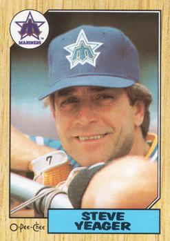 1987 O-Pee-Chee #258 Steve Yeager Front