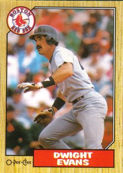 1987 O-Pee-Chee #368 Dwight Evans Front