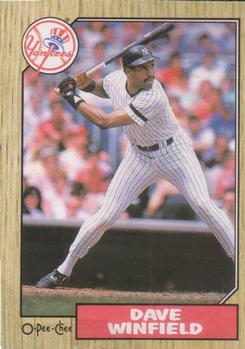 1987 O-Pee-Chee #36 Dave Winfield Front