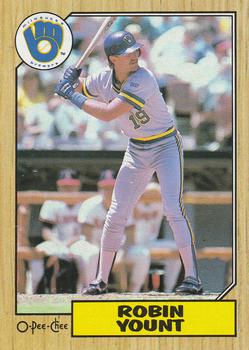 1987 O-Pee-Chee #76 Robin Yount Front
