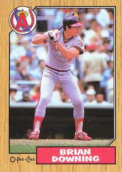 1987 O-Pee-Chee #88 Brian Downing Front