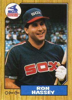 1987 O-Pee-Chee #61 Ron Hassey Front