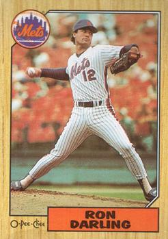 1987 O-Pee-Chee #75 Ron Darling Front