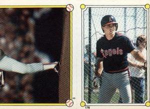 1987 O-Pee-Chee Stickers #3 / 176 Roger Clemens / Dick Schofield Front