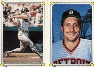 1987 O-Pee-Chee Stickers #108 / 269 Terry Kennedy / Lance Parrish Front