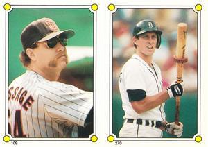 1987 O-Pee-Chee Stickers #109 / 270 Rich Gossage / Alan Trammell Front