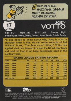 2014 Topps Archives #17 Joey Votto Back
